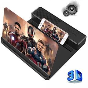 Сгъваем HD увеличител на екрана на мобилен телефон с Bluetooth високоговорител 