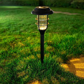 Соларна LED лампа за градина, 40 см. Соларна LED лампа за градина, 40 см.
