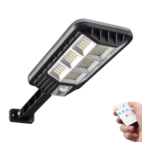 Соларна улична лампа с голямо покритие, 120 LED, със сензор за движение Соларна улична лампа с голямо покритие, 120 LED, със сензор за движение