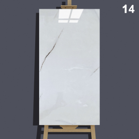 Самозалепващо декоративно пано за стена - топло бял мрамор, 60 x 30 см