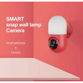 Супер широкоъгълена Smart WiFi камера за видеонаблюдение/лампа