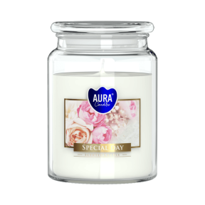 Ароматизирана свещ с капак, ø9.9x14 см - Специален ден