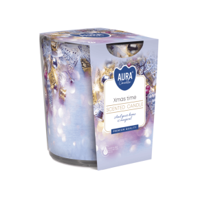 Свещ в чаша, ø7.2x7.8 см - Коледа