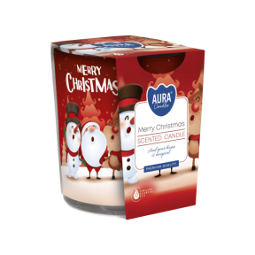 Свещ в чаша, ø7.2x7.8 см - Весела Коледа