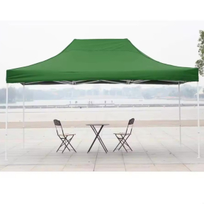 Сгъваема градинска шатра тип хармоника - 3x4.5 м., зелена
