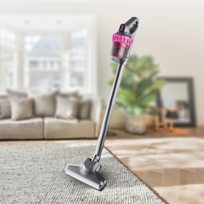 Вертикална безкабелна прахосмукачка с HEPA филтър