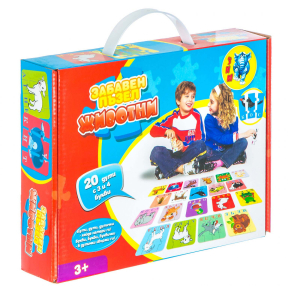 Забавен пъзел със животни Забавен пъзел със животни