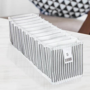 Текстилен органайзер за съхранение тип акордеон - 41x11x12 см.